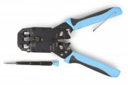 Hyperline Инструмент обжимной для RJ-45, RJ-12, RJ-11 профессиональный HT-2008A