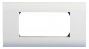 Hyperline 243644 FP-2M45-1-WH Лицевая панель 80х148 мм для 4-х модулей 45х22.5 мм