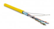 Hyperline 236866 FUTP4-C5E-P26-IN-LSZH-YL-305 (305 м) Кабель витая пара, экранированный F/UTP