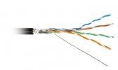 Hyperline 549108 FUTP4R-C5E-S24-OUT-PE-BK-500 (500 м) Кабель витая пара, экранированный F/UTP