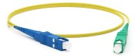 Hyperline 401958 FC-S2-9-SC/UR-SC/AR-H-0.5M-LSZH-YL Патч-корд волоконно-оптический (шнур) SM 9/125 (OS2)