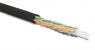 Hyperline Кабель витая пара U/UTP,кат. 6, 4 пары(23 AWG) UUTP4-C6-S23-OUT-LSZH-BK-500