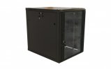Hyperline 480831 TWB-2768-GP-RAL9004 Шкаф настенный 19-дюймовый (19"), 27U, 1304x600х800мм