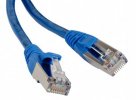 Hyperline Патч-корд экранированный, Cat.5е, LSZH, F/UTP PC-LPM-STP-RJ45-RJ45-C5e-5M-LSZH-BL