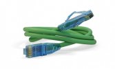 Hyperline Патч-корд U/UTP, Cat.6, LSZH, PC-LPM-UTP-RJ45-RJ45-C6-1M-LSZH-GN