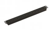Hyperline 456255 SHE19-4IEC-6BIEC-AIEC Блок розеток для 19" шкафов, горизонтальный, 4 розетки IEC320 C13