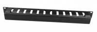 Hyperline 548241 CM-1U-ML12-COV Кабельный организатор металлический с крышкой, глубина 65 мм, 19", 1U