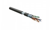 Hyperline 444611 FUTP4-C5E-S24-IN-LSZH-BK-305 (305 м) Кабель витая пара, экранированный F/UTP