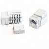 Hyperline Вставка Keystone Jack RJ-45 KJNE-8P8C-C6-90-WH