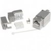 Hyperline Вставка Keystone Jack RJ-45 KJNE-8P8C-C6A-90-SH-F-WH
