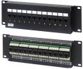 Hyperline Патч-панель настенная, 12 портов RJ-45 PPW-12-8P8C-C5e