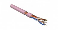 Hyperline Кабель витая пара, неэкранированная U/UTP, категория 5e, 4 пары (24 AWG), UUTP4-C5E-S24-IN-LSZH-PK-305