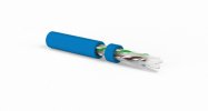 Hyperline Кабель витая пара, неэкранированная U/UTP, категория 6a (10GBE), 4 пары (23 AWG), одножильный (solid), LSZH, UUTP4-C6A-S23-IN-LSZH-BL-500