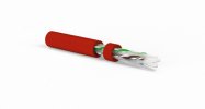 Hyperline Кабель витая пара, неэкранированная U/UTP, категория 6a (10GBE), 4 пары (23 AWG), одножильный (solid), LSZH, UUTP4-C6A-S23-IN-LSZH-RD-500