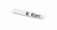 Hyperline Кабель витая пара, неэкранированная U/UTP, категория 6a (10GBE), 4 пары (23 AWG), одножильный (solid), LSZH, UUTP4-C6A-S23-IN-LSZH-WH-500