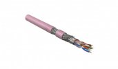 Hyperline Кабель витая пара, экранированная SF/UTP, категория 5e, 4 пары (26 AWG), многожильный (patch), SFUTP4-C5E-P26-IN-LSZH-PK-305