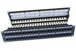 Hyperline Патч-панель 19 2U, 48 портов RJ-45, категория 6 PP3-19-48-8P8C-C6-110D
