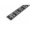 Hyperline 521379 CDV-TS-75x9-42U-RAL9005 Перфорированный вертикальный кабельный организатор-лоток 75х9 мм