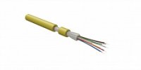Hyperline Кабель волоконно-оптический 9/125 (SMF-28 Ultra) одномодовый, 2 волокна, FO-DT-IN-9S-2-FRHFLTx-YL