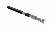 Hyperline Кабель волоконно-оптический 9/125 (SMF-28 Ultra) одномодовый, 4 волокна, FO-DT-IN/OUT-9S-4-HFLTx-BK