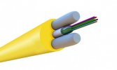 Hyperline Кабель волоконно-оптический 9/125 (G.652D) одномодовый, 12 волокон, одномодульный, круглый, FO-STFR-IN-9-12-LSZH-YL