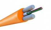 Hyperline Кабель волоконно-оптический 50/125 (OM2) многомодовый, 12 волокон, одномодульный, FO-STFR-IN-50-12-LSZH-OR