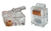 Hyperline Разъем RJ-45 под витую пару, категория 6 PLUG-8P8C-U-C6-SH-100