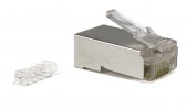 Hyperline Разъем RJ-45 под витую пару 10Gb категория 6A PLUG-8P8C-UV-C6A-SH-50