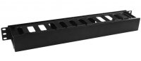 Hyperline 481509 CM-1U-D75-PL-COV Кабельный организатор пластиковый с крышкой, глубина 75 мм, 19", 1U