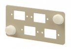 Hyperline 26007 FO-FP-4SC Модуль 4xSC, Simplex type, 67х35mm