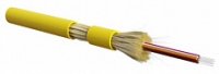 Hyperline Кабель волоконно-оптический 9/125 (SMF-28 Ultra) одномодовый, 24 волокна, FO-DT-IN-9S-24-LSZH-YL