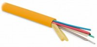 Hyperline Кабель волоконно-оптический 62.5/125 (OM1) многомодовый, 24 волокна, FO-MB-IN-62-24-LSZH-OR