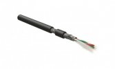 Hyperline Кабель для шины PROFIBus-DP, 1x2x22 AWG, однопроволочные жилы (solid), SF/UTP, PE, PFDP-SF-1x2x22/1-PE-BK