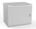Hyperline Шкаф настенный 19-дюймовый (19"), 6U, 367x600х300мм, стальная дверь, несъемные стенки, TWL-0630-SR-RAL7035