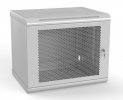 Hyperline Шкаф настенный 19-дюймовый (19"), 6U, 367x600х300мм, перфорированная стальная дверь, TWL-0630-SD-RAL7035