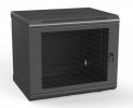Hyperline Шкаф настенный 19-дюймовый (19"), 6U, 367x600х300мм, перфорированная стальная дверь, TWL-0630-SD-RAL9005