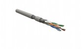 Hyperline 542382 SFTP4R-C6A-S23-IN-LSZH-GY-305 (305 м) Кабель витая пара, экранированный S/FTP