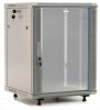 Hyperline Шкаф настенный 19-дюймовый (19"), 22U, 1098x600х450мм, стеклянная дверь с перфорацией по бокам, TWB-FC-2245-GP-RAL7035