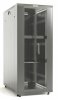 Hyperline Шкаф напольный 19-дюймовый, 22U, 1166х600х600 мм (ВхШхГ), передняя и задняя распашные перфорированные двери (75%), TTB-2266-DD-RAL7035
