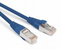 Hyperline Патч-корд SF/UTP, экранированный, Cat.5e (100% Fluke Component Tested), LSZH, 0.5 м, PC-LPM-SFTP-RJ45-RJ45-C5e-0.5M-LSZH-BL