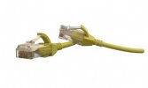 Hyperline Патч-корд U/UTP, категория 6 (100% Fluke Component Tested), 28AWG, LSZH, 1 м, PC-LPT-UTP-RJ45-RJ45-C6-1M-LSZH-YL