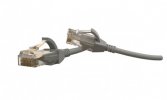 Hyperline Патч-корд U/UTP, категория 6 (100% Fluke Component Tested), 28AWG, LSZH, 2 м, PC-LPT-UTP-RJ45-RJ45-C6-2M-LSZH-GY