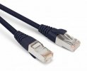 Hyperline Патч-корд SF/UTP, экранированный, Cat.6 (100% Fluke Component Tested), LSZH, 0.5 м, PC-LPM-SFTP-RJ45-RJ45-C6-0.5M-LSZH-BK