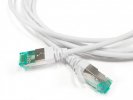 Hyperline Патч-корд S/FTP, категория 6a (100% Fluke Component Tested), 30AWG, LSZH, 1 м, PC-LPT-SFTP-RJ45-RJ45-C6A-1M-LSZH-WH