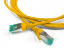Hyperline Патч-корд S/FTP, категория 6a (100% Fluke Component Tested), 30AWG, LSZH, 1 м, PC-LPT-SFTP-RJ45-RJ45-C6A-1M-LSZH-YL
