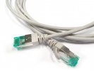 Hyperline Патч-корд S/FTP, категория 6a (100% Fluke Component Tested), 30AWG, LSZH, 1.5 м, PC-LPT-SFTP-RJ45-RJ45-C6A-1.5M-LSZH-GY
