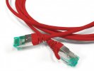Hyperline Патч-корд S/FTP, категория 6a (100% Fluke Component Tested), 30AWG, LSZH, 2 м, PC-LPT-SFTP-RJ45-RJ45-C6A-2M-LSZH-RD