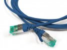 Hyperline Патч-корд S/FTP, категория 6a (100% Fluke Component Tested), 30AWG, LSZH, 3 м, PC-LPT-SFTP-RJ45-RJ45-C6A-3M-LSZH-BL