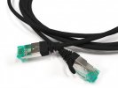 Hyperline Патч-корд S/FTP, категория 6a (100% Fluke Component Tested), 30AWG, LSZH, 5 м, PC-LPT-SFTP-RJ45-RJ45-C6A-5M-LSZH-BK