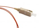 Hyperline Пигтейл волоконно-оптический MM 62.5/125, SC, 1 м, LSZH, FPT-B9-62-SC/PR-1M-LSZH-OR